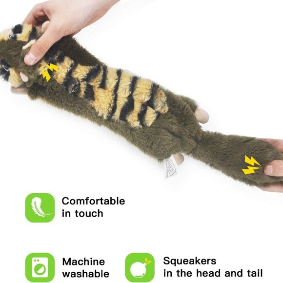 Dog Squeaky Toy No Stuffing 6 Pack, Dog Toys Crinkle for Small Puppy, Durable Ch - Picture 2 of 7